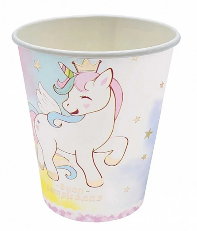 Kubek papierowy Unicorn 6szt PARTY GO