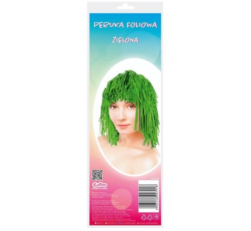 Peruka foliowa zielona