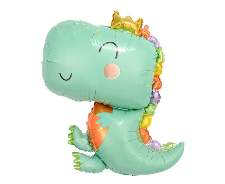 Balon foliowy Dino niebieski 47x64cm