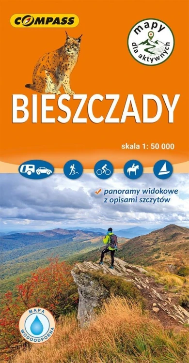 Mapa turystyczna - Bieszczady 1:50 000 w.2026