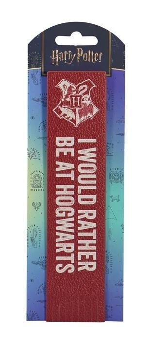 Harry Potter Zakładka skórzana - I Would Rather