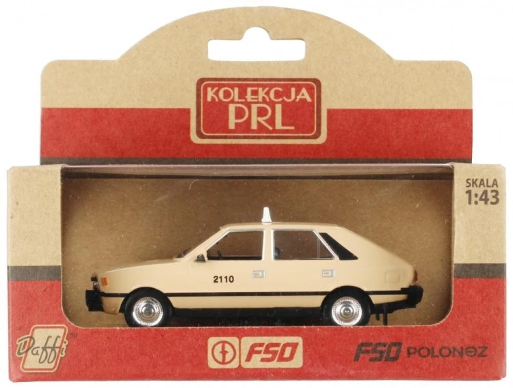 Kolekcja PRL FSO Polonez Taxi beżowy, Daffi
