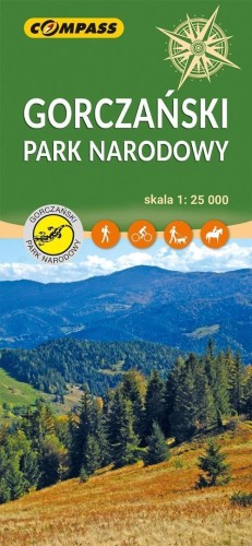 Mapa turystyczna - Gorczański Park Narodowy