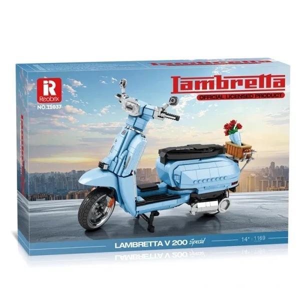Klocki Lambretta V200 Blue 1169el, Reobrix