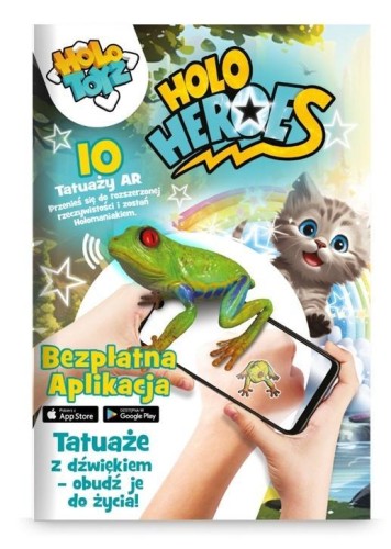 Tatuaże dla dzieci AR Holo Heroes, HoloToyz