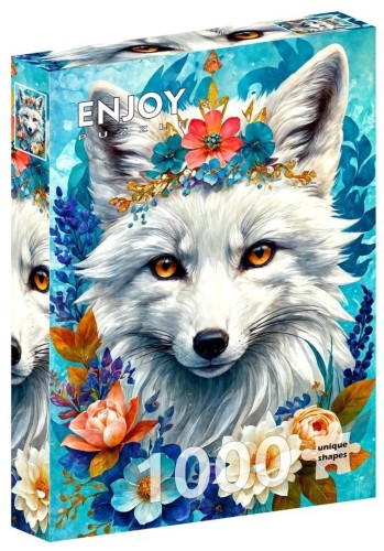Puzzle 1000 Śnieżny lis, Enjoy