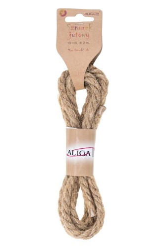 Sznurek jutowy 1cmx2m, Aliga