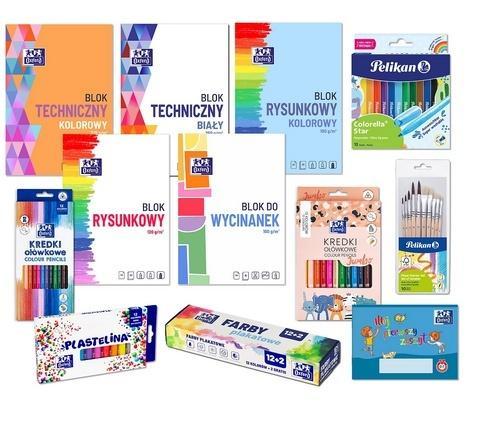 Wyprawka plastyczna 10el + 2szt gratis PELIKAN