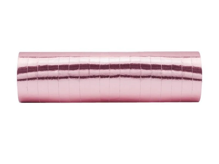 Serpentyny różowe złoto 3,8m 18 szt