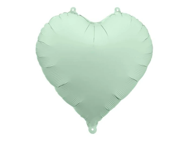 Balon foliowy Serce 45cm zieleń