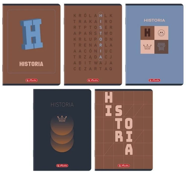 Zeszyt A5/60K kratka Historia (10szt) HERLITZ