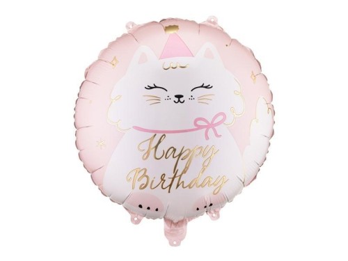 Balon foliowy pastylka Kotek 35x35cm