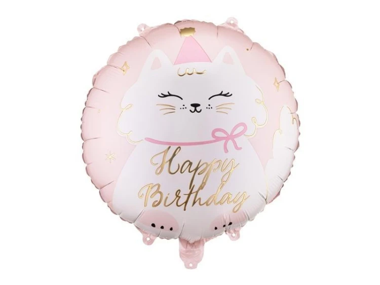 Balon foliowy pastylka Kotek 35x35cm