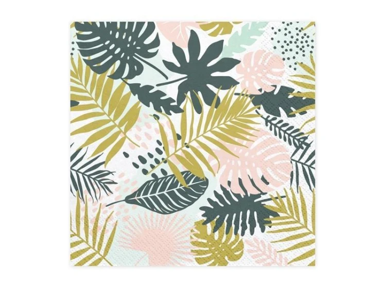 Serwetki Aloha Liście 33x33cm 20szt