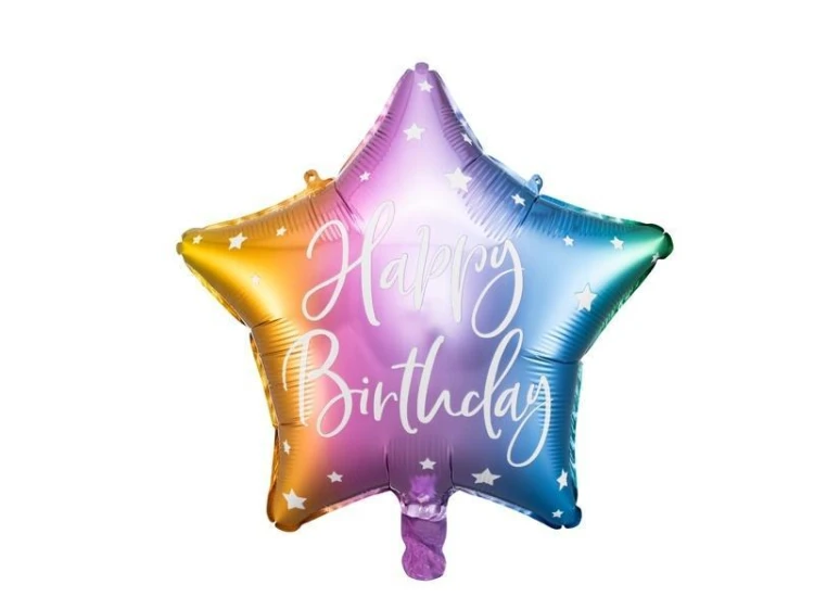 Balon foliowy Happy Birthday 40cm