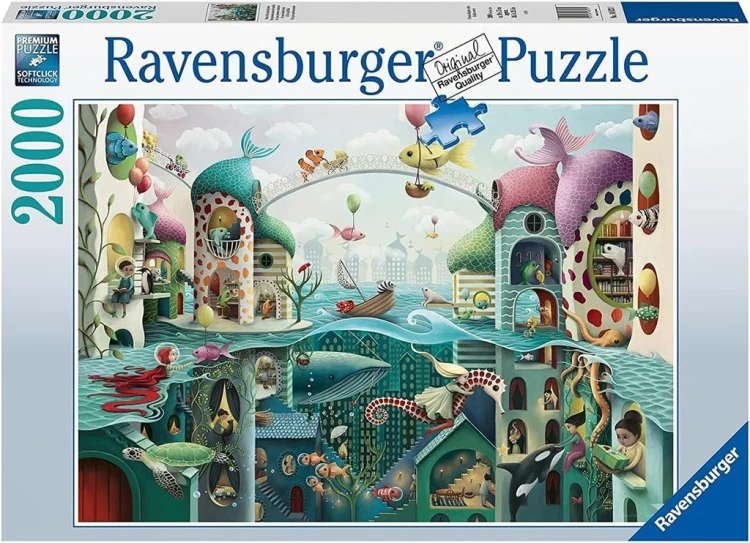 Puzzle 2000 Gdyby ryby umiały mówić, Ravensburger