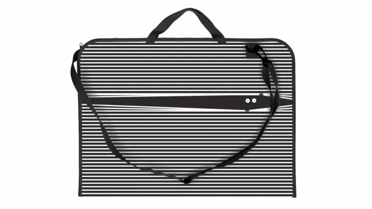 Teczka na rysunki A3 z nadrukiem stripes, Biurfol