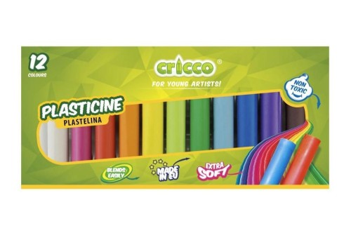 Plastelina 12 kolorów CRICCO, Cricco