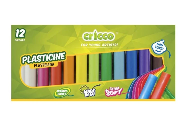 Plastelina 12 kolorów CRICCO, Cricco