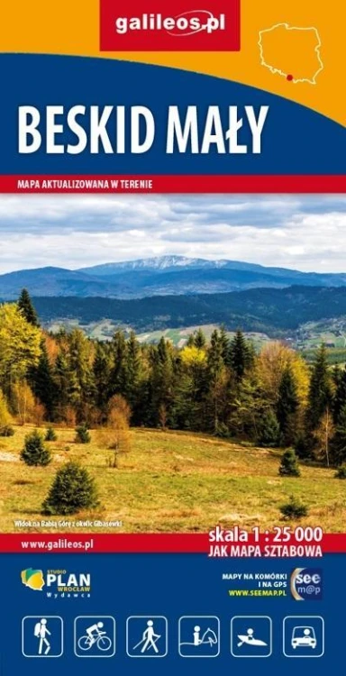 Mapa - Beskid Mały 1:25 000, praca zbiorowa