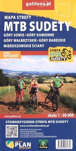 Mapa - MTB Sudety 1:60 000, praca zbiorowa