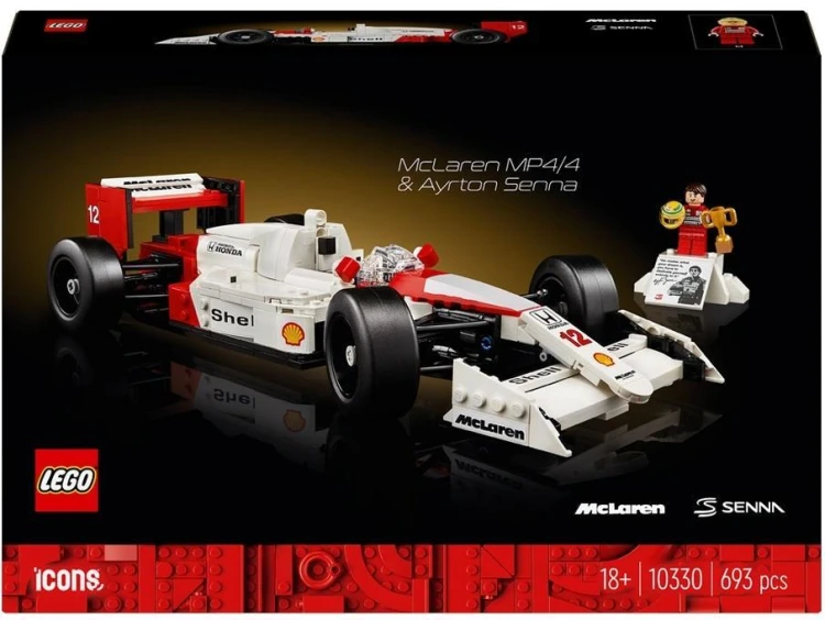 Lego ICONS 10330 McLaren MP4/4 i Ayrton Senna