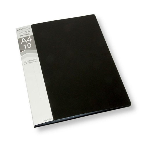 Teczka A4/10 ofertowa czarna, Polsirhurt