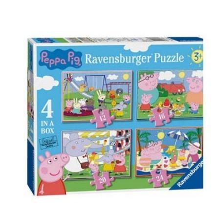 Puzzle 4w1 Świnka Peppa, Ravensburger