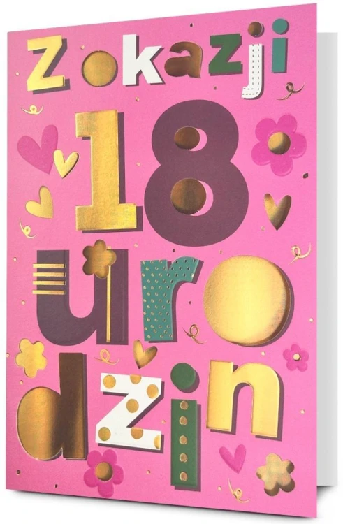 Karnet B6 Urodziny