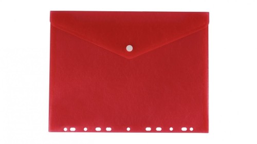 Teczka kopertowa A4 PP zawieszana czerwona