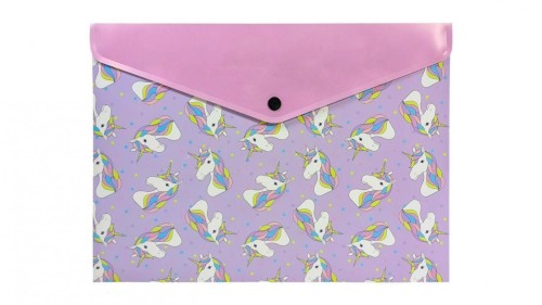 Teczka kopertowa A4 PP nadruk unicorn, Biurfol