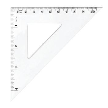 Ekierka równoramienna 10,5cm BL003-B, Tetis