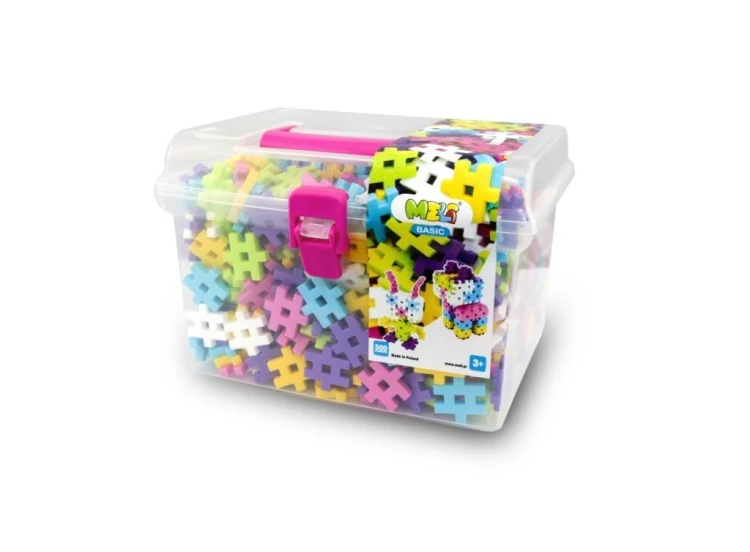 Klocki Meli Basic Pink Travel Box 500szt, Meli