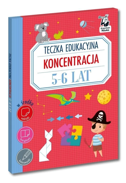 Teczka edukacyjna Koncentracja 5-6 lat Kapitan...