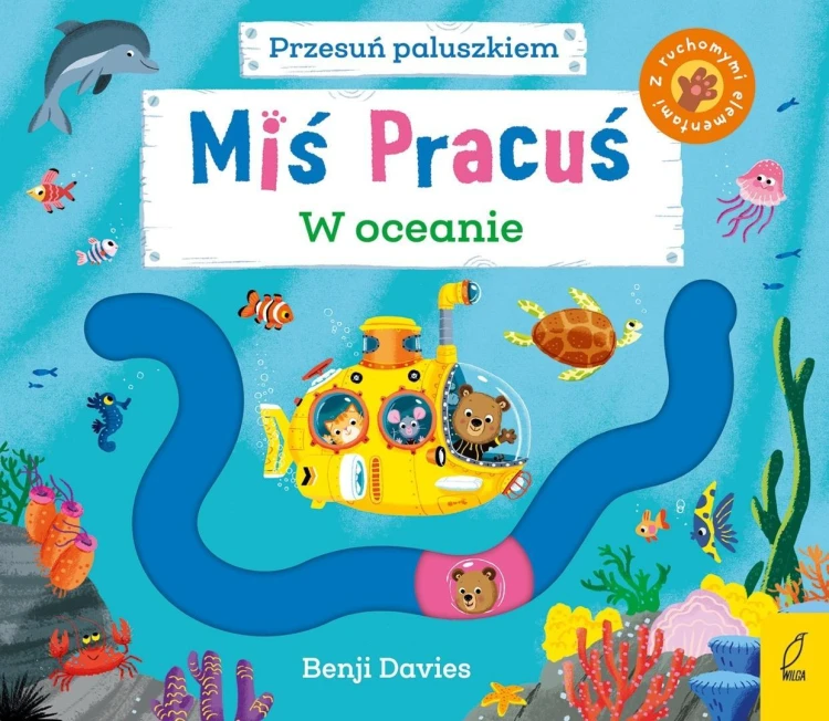 Miś Pracuś. Przesuń paluszkiem. W oceanie