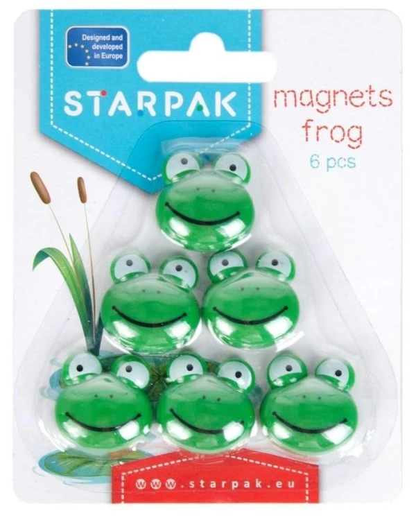 Magnes żabka 6szt, STARPAK