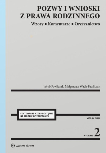 Pozwy i wnioski z prawa rodzinnego w.2