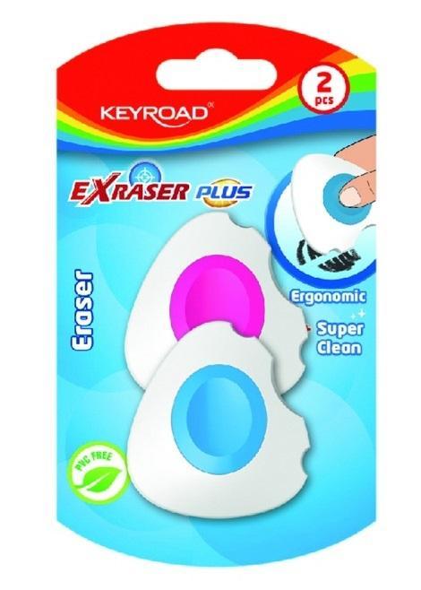 Gumka do ścierania exraser plus 2szt, Keyroad