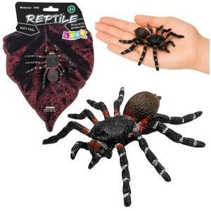 Pająk Tarantula czarny gumowy rozciągliwy 10cm