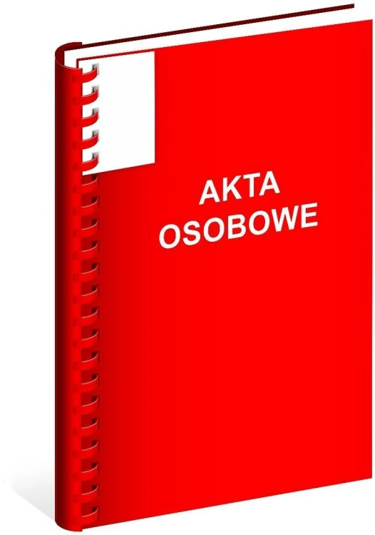 Teczka akt osobowych A4 czerwona (10szt)