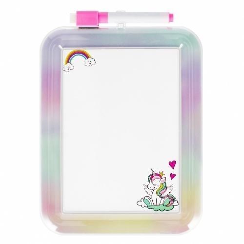 Tablica suchościeralna z pisakiem Unicorn, STARPAK