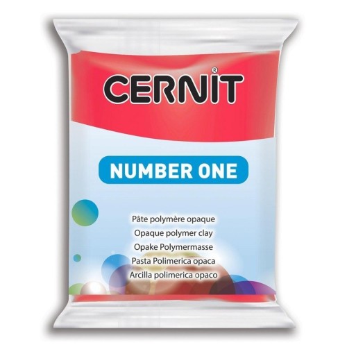 Modelina czerwona 56g, Cernit