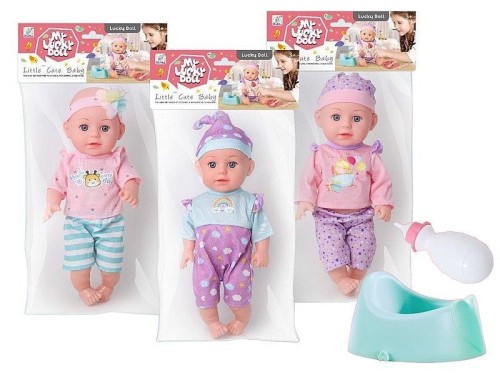 Lalka z nocnikiem i z butelką 35cm, ADAR