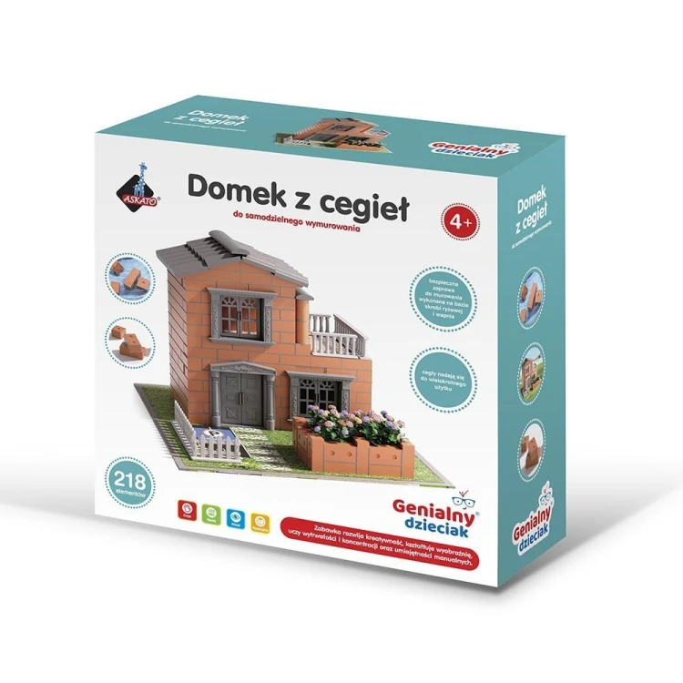 Genialny Dzieciak. Domek z cegieł, Askato
