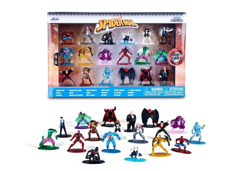 Jada Marvel Spider-Man metalowe figurki 18-pak