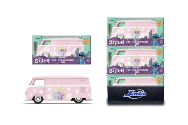 Jada Stitch Volkswagen bus Angel 1:32, Jada