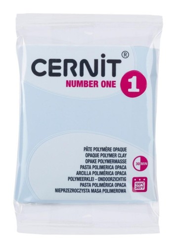 Modelina pastelowa niebieska 56g, Cernit