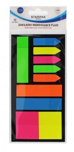 Zakładka indeksująca fluo 10x20K, STARPAK