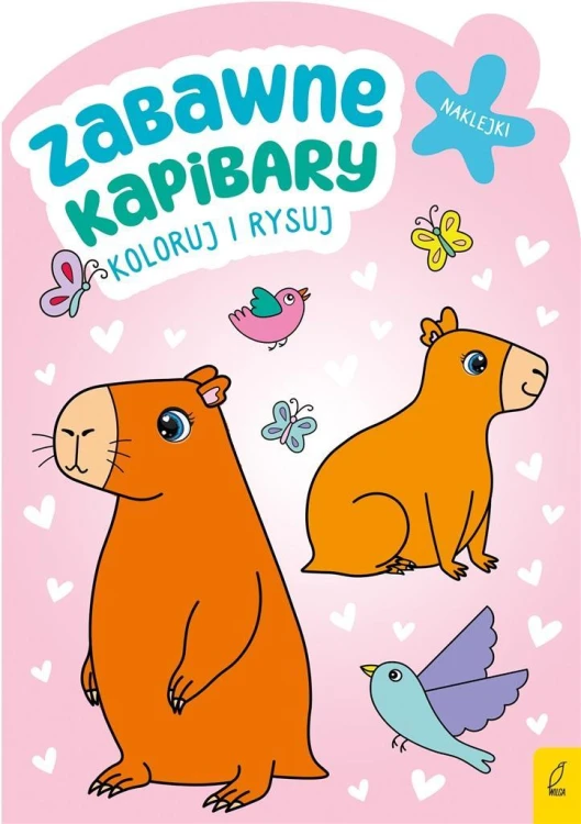 Koloruj i rysuj. Zabawne kapibary, praca zbiorowa