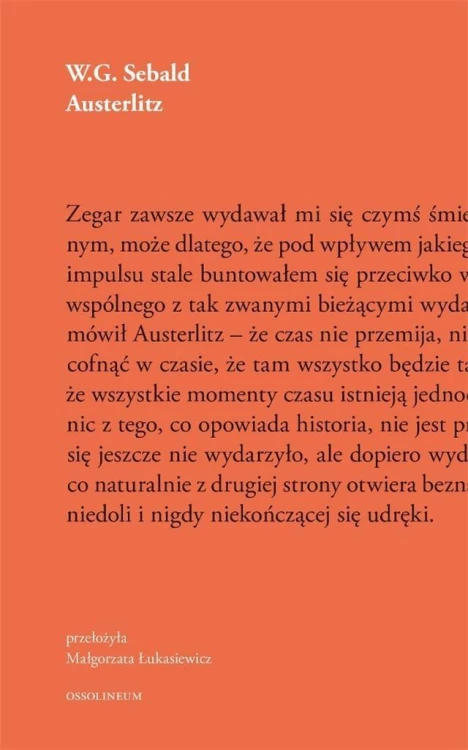 Austerlitz, W.G. Sebald